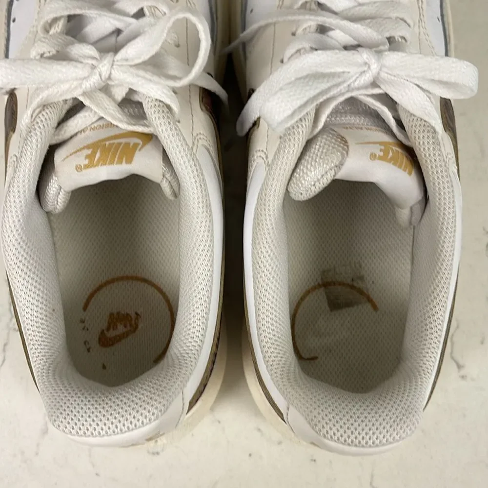 Nike Court Vision Alta Platform Shoes White Leopard DO2791 100 Women Size 8.5